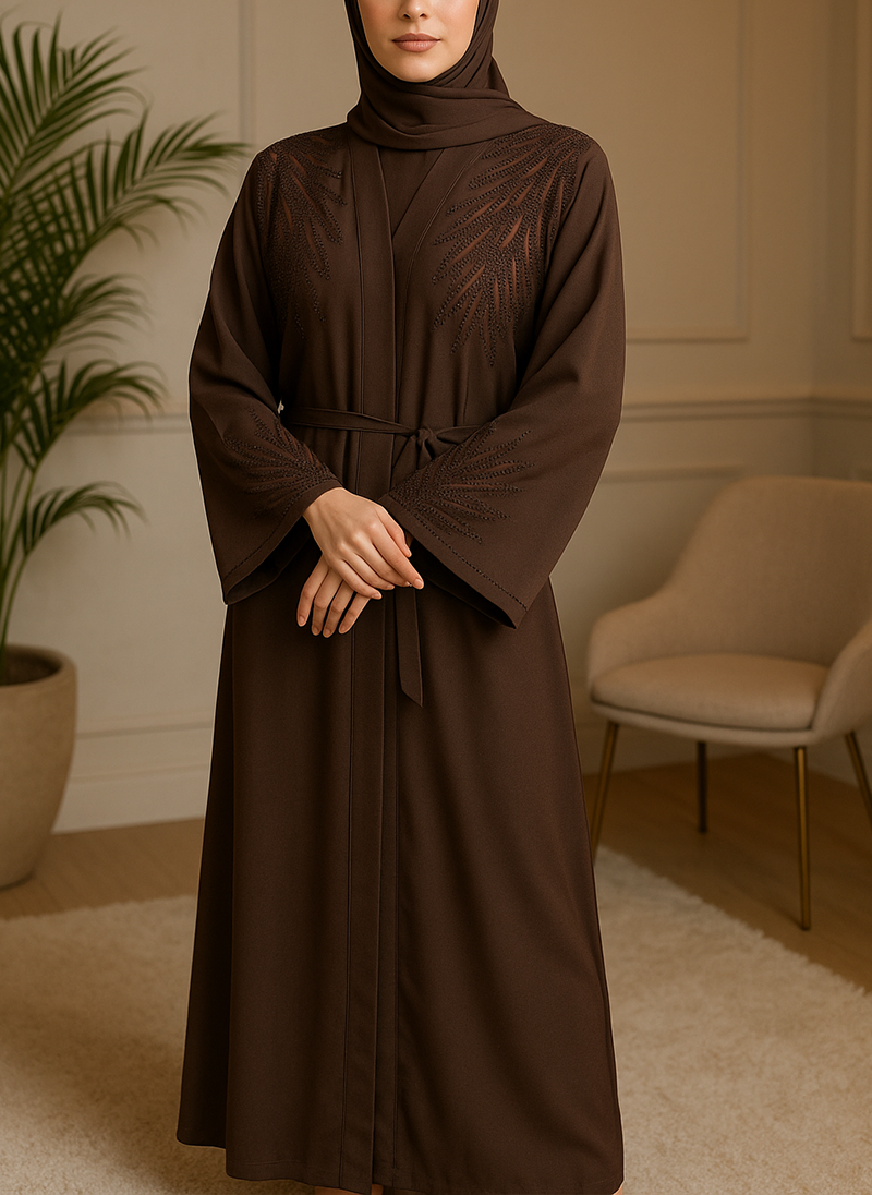 Open Shoulder Chari Karhai Abaya – Regular Fit ARS-137