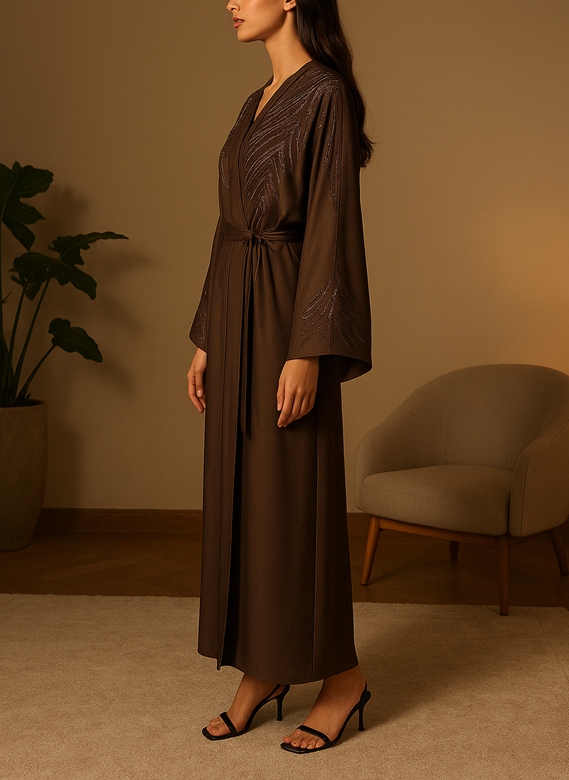 Open Shoulder Chari Karhai Abaya – Regular Fit ARS-137