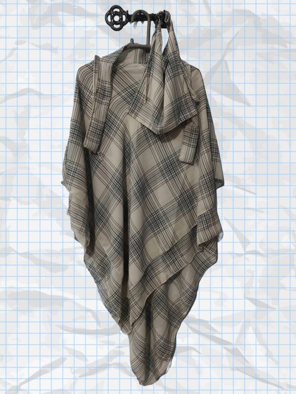 Three Layer Khimar with Niqab Ready to Wear – Print 6